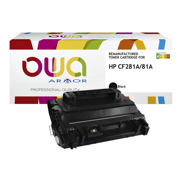 OWA - Tonercartridge OWA HP CF281A Schwarz