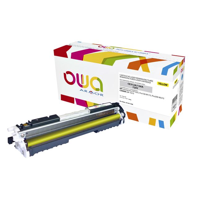 OWA - Cartouche de toner alternative pour CE312A jaune