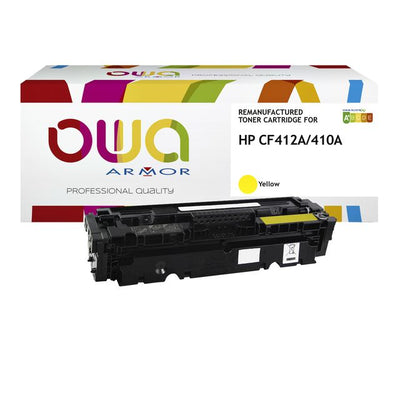 OWA -  Tonercartridge  hp cf412a geel