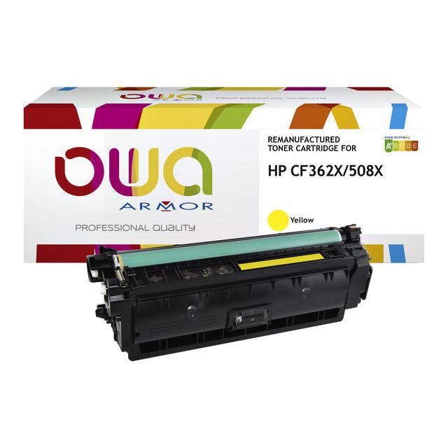 OWA - Tonercartridge OWA HP CF362X Geel