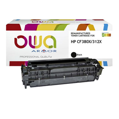 OWA -  Tonercartridge  hp cf380x zwart