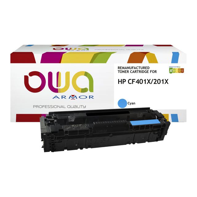 OWA - Tonercartridge owa hp cf401x blauw