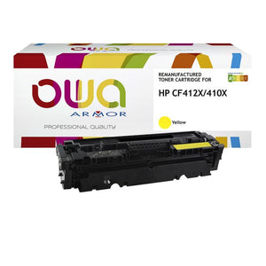 OWA -  Tonercartridge  hp cf412x geel