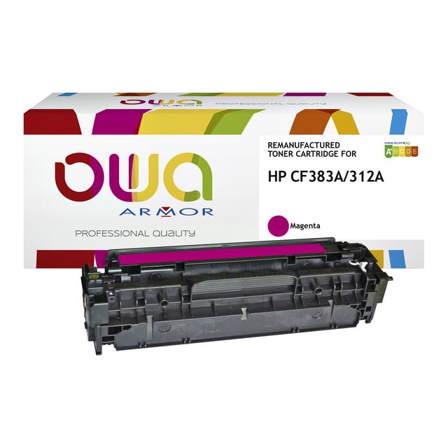 OWA - Tonercartridge owa hp cf383a rood