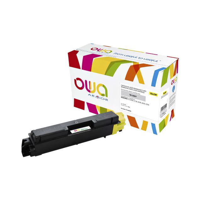 OWA - Toner owa kyocera tk-590y geel