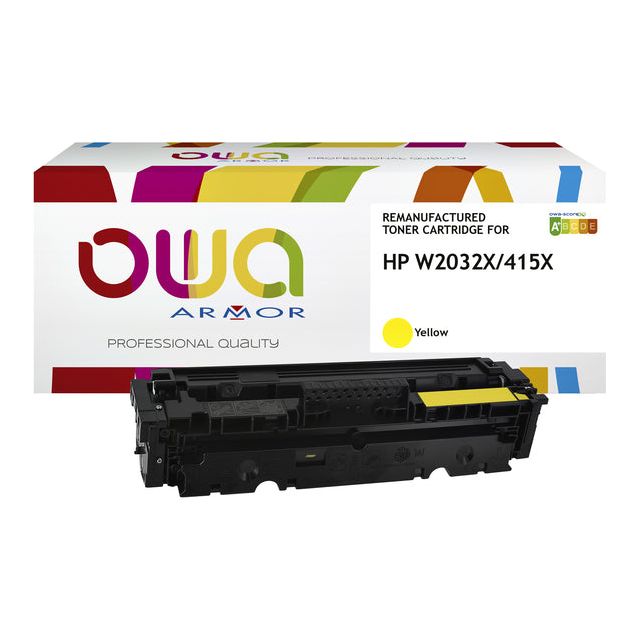 OWA - Tonercartridge Owa HP W2032X Geel