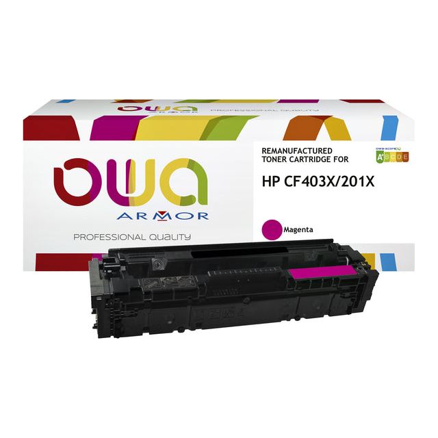 OWA - Tonercartridge owa hp cf403x rood