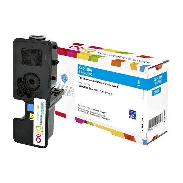 OWA - Toner Owa Kyocera tk -5240c Blau