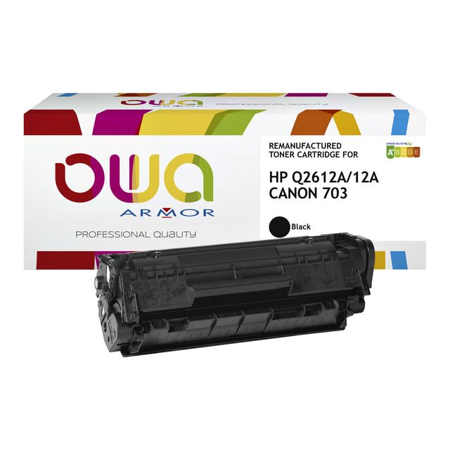 OWA - Tonercartridge owa hp q2612a zwart