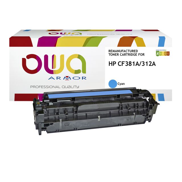 OWA - Alternative à la cartouche de toner pour CF381A bleu