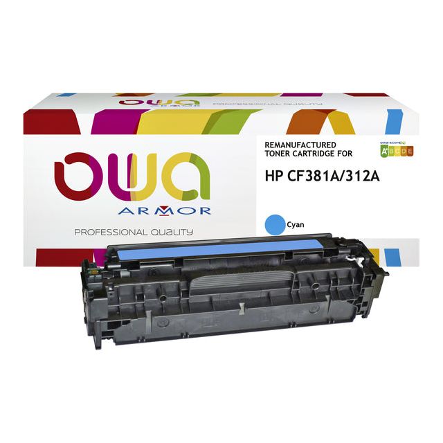 OWA - Tonercartridge OWA HP CF381A Blau