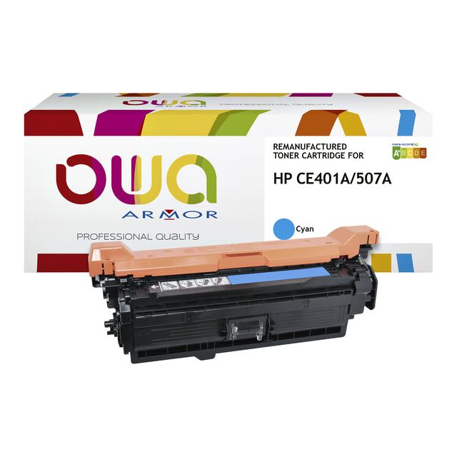 OWA - Tonercartridge OWA HP CE401A Blau