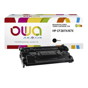OWA -  Tonercartridge  hp cf287x zwart