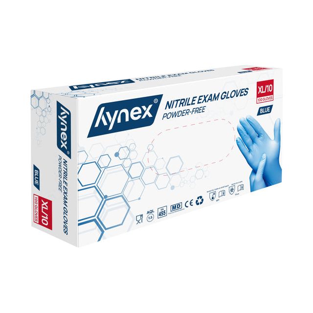 Quantore - Glove Hynex XL Nitril 100st Blue | 10 pièces