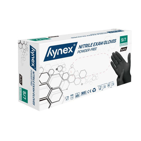 Hynex - Gant S nitrile noir pack de 100 pièces