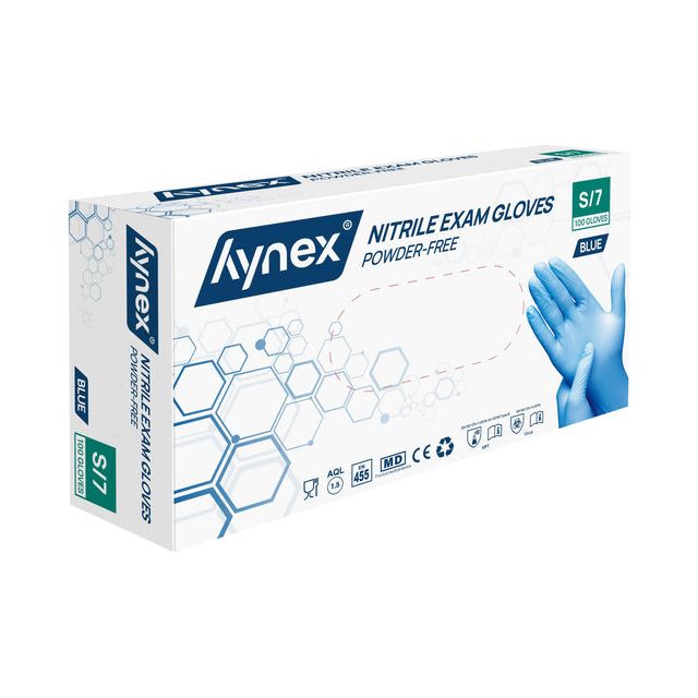 Quantore - Glove Hynex S Nitril 100st Blue | 10 pièces