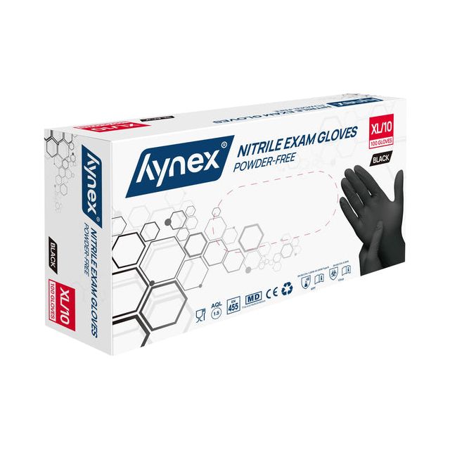 Hynex - Handschoen hynex xl nitril 100st zwart