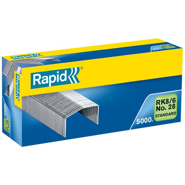 Rapid - Staples RK8 (B8) GALV Standard 5000 pièces | 5 pièces