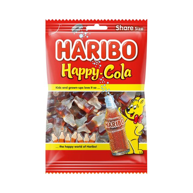 Haribo - Snoep haribo happy cola zak 250gr