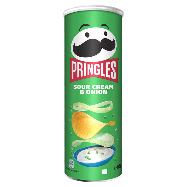 Pringles - Chips crème sure oignon 165gr | 19 pièces
