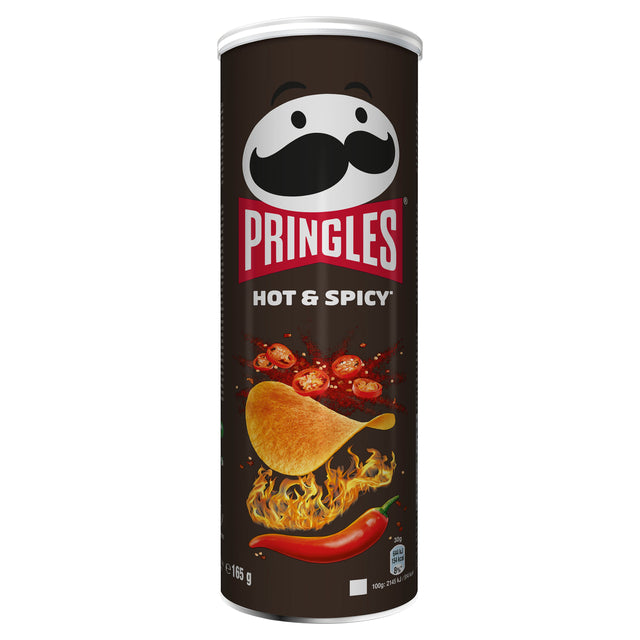 Pringles - Chips scharf würzig 165gr | 19 Stück