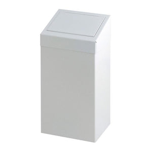 Vepa Bins -  Afvalbak met pushdeksel 50 liter wit