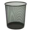 Vepa Bins - Poubelle à papier ronde 19 litres noir | 6 pièces