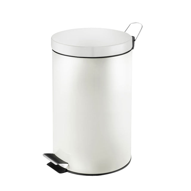 Vepa Bins - Poubelle à pédale 12 litres blanc