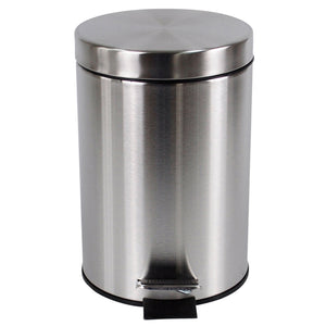 BRASQ - Treteimer 20 Liter Edelstahl | 2 Stk