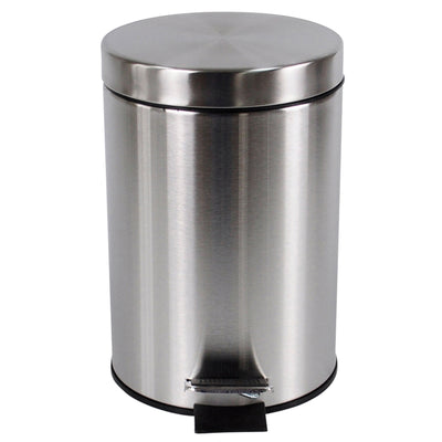 BRASQ - Treteimer 20 Liter Edelstahl | 2 Stk