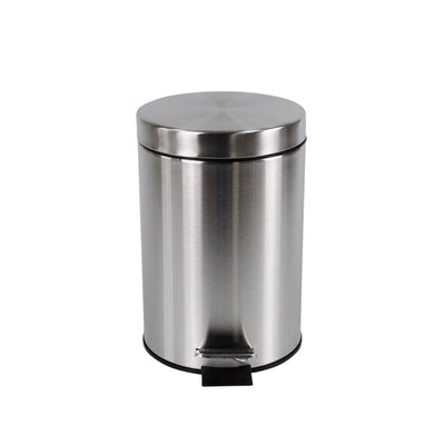 BRASQ - Treteimer 3 Liter Edelstahl | 6 Stück