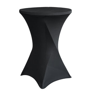 Brasq - Tischrock für Stehtisch 80cm schwarz