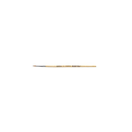 Qrea - Brosse cheveux synthétiques no. 1 largeur 2,7 mm