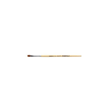 Qrea - Brosse cheveux synthétiques no. 6 largeur 6,4 mm