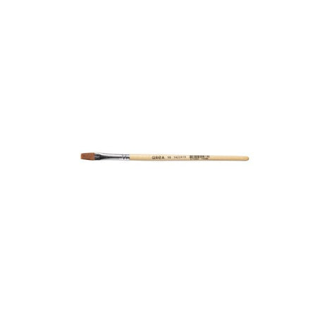 Qrea - Brosse cheveux synthétiques no. 10 largeur 9,4 mm