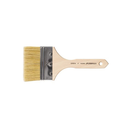 Qrea - Brosse en poils de porc no. 4 largeur 100mm | 6 pièces