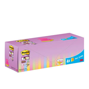 Post-it -  Memoblok 3m  z-note r330 ss 76x76mm assorti | 6 stuks