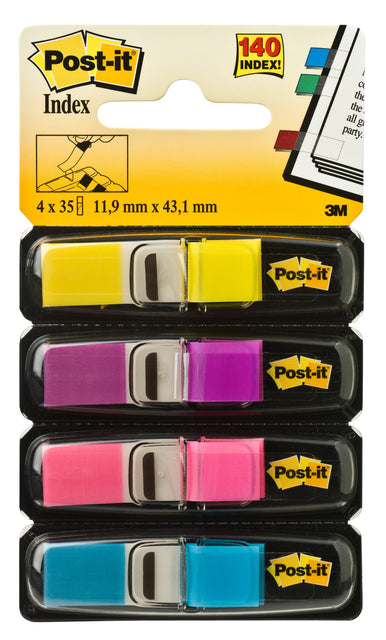 Post-it - Registerblätter 3m 683 11,9x43,2mm 4 Farben | 6 Stück