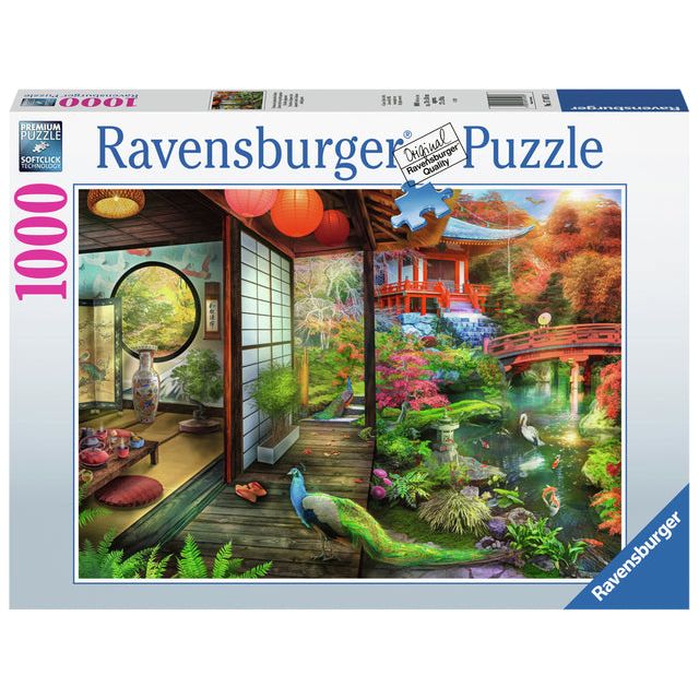 Ravensburger - Puzzle Tea House Japanese Jardin 1000st