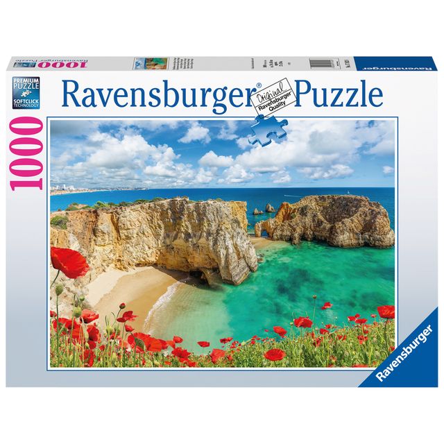Ravensburger -  Puzzel klaprozen in de algarve 1000st