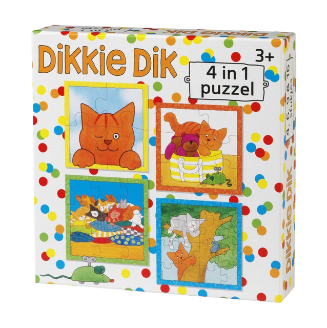 Bruna Office - Puzzle Dikkie Dik 4 in 1 Puzzle (4 + 6 + 9 + 16 pièces)