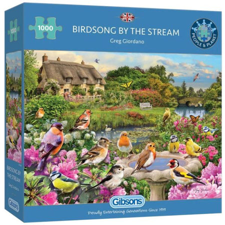 Puzzel Gibsons Birdsong by the Stream 1000 stukjes