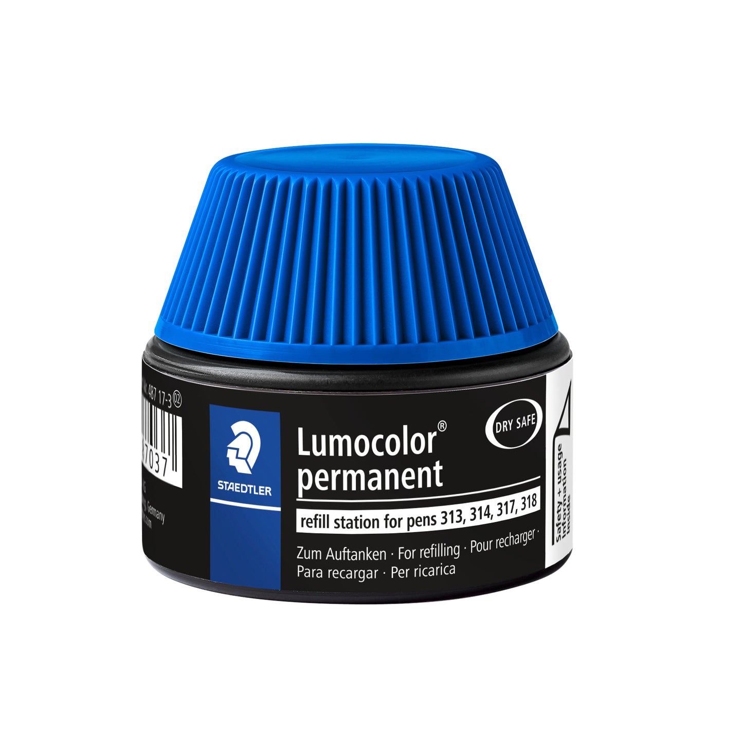 Staedtler - Filzstiftmine Lumocolor permanent 15ml blau