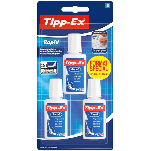 Tipp -ex - Korrekturflüssigkeit 20ml | 10 Stücke