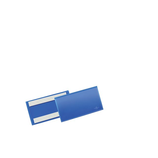 Durable - Pochette pour documents autocollante 150x67mm bleu 50 pièces