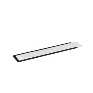 Langlebig - Magnetischer Etikettenhalter 200x40mm anthrazit 50 Stück