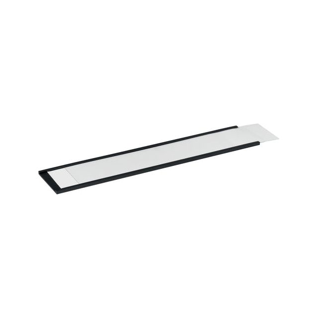 Durable - Étiquette du support d'anthracite magnétique durable 200x40 mm