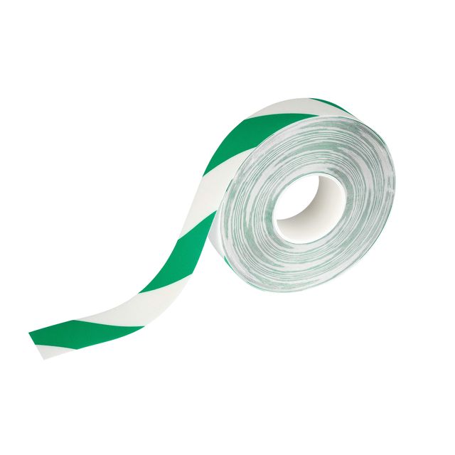Durable -  Vloermarkeringse duraline 50mmx30m groen wit