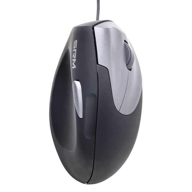 Ergofy - Souris SRM VS4 fil droit argent noir