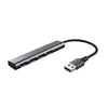 Trust - Hub Halyx 4 ports USB-A argent